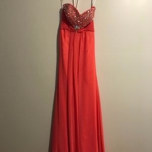 Coral Prom Dress